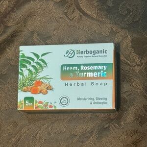 Herboganic: Neem, Rosemary & Turmeric Herbal Soap, 5 oz Bundle & Save 4/$30